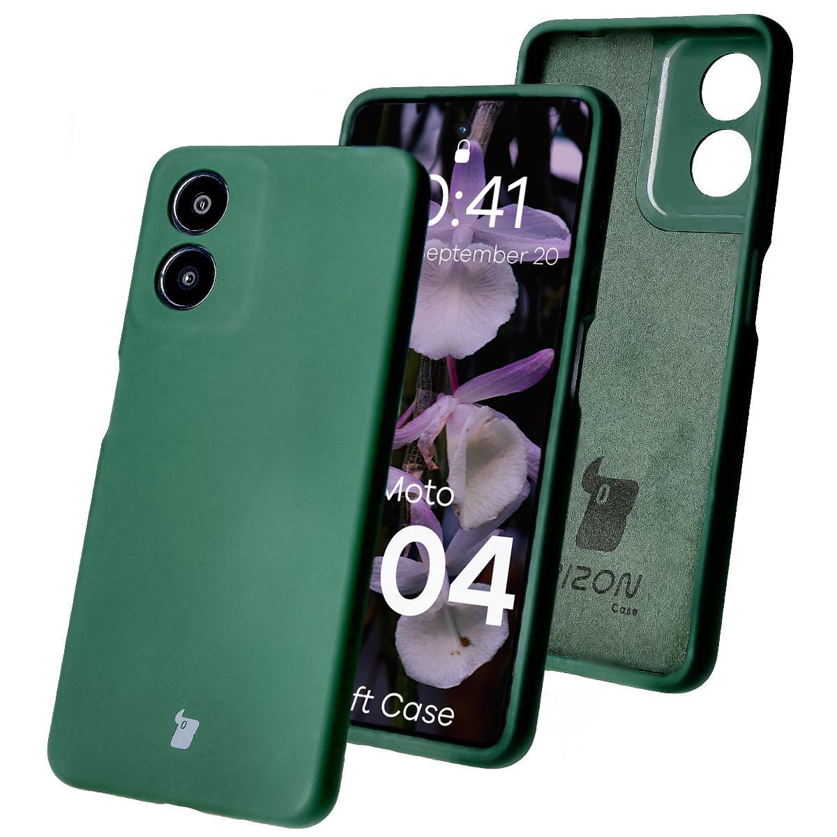 Silikon Schutzhülle Bizon Soft Case für Motorola Moto G04