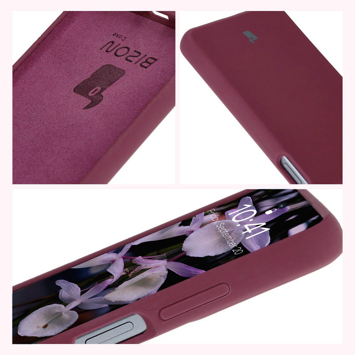 Konstruktion der Bizon Soft Case: integrierte Abdeckungen, erhöhte Kanten und Mikrofaserpolsterung