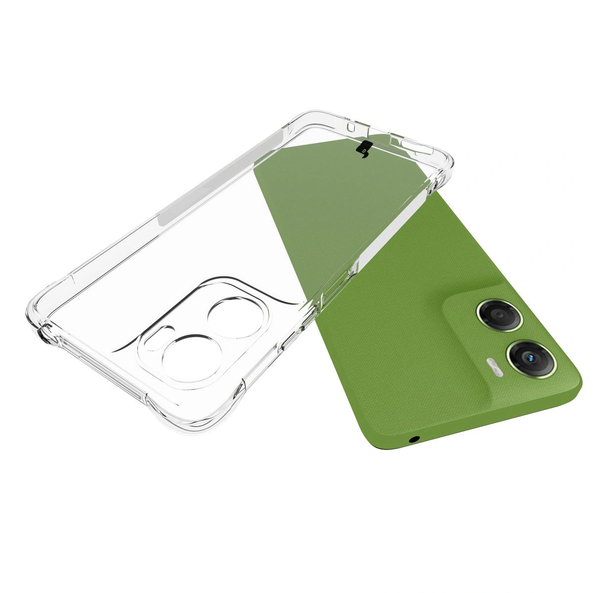 Dedicated cutouts and raised edges for the camera in the Bison Case Salpa for Motorola Moto G06 4G / Motorola Moto G06 Power 4G