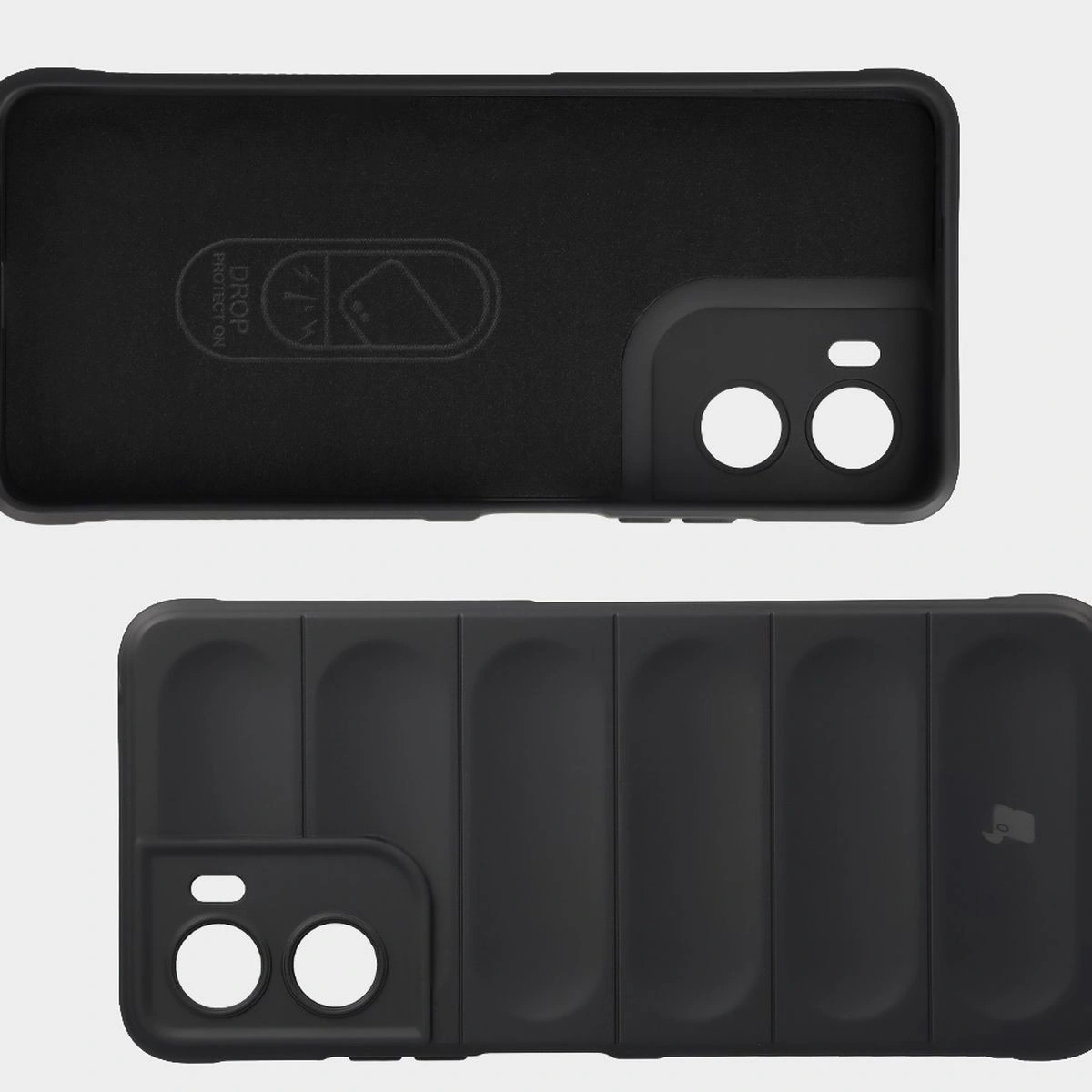Microfiber lining, grooves on the back, and reinforced corners in the Bison Case Tur for Motorola Moto G06 4G / Motorola Moto G06 Power 4G