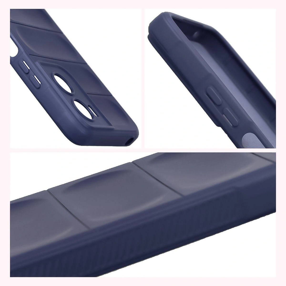 Textured sides and raised edges of the screen and camera in the Bison Case Tur for Motorola Moto G06 4G / Motorola Moto G06 Power 4G