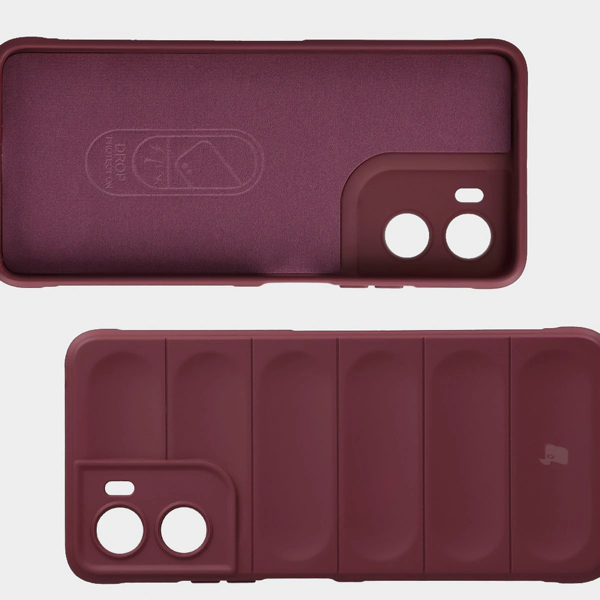Microfiber lining, grooves on the back, and reinforced corners in the Bison Case Tur for Motorola Moto G06 4G / Motorola Moto G06 Power 4G