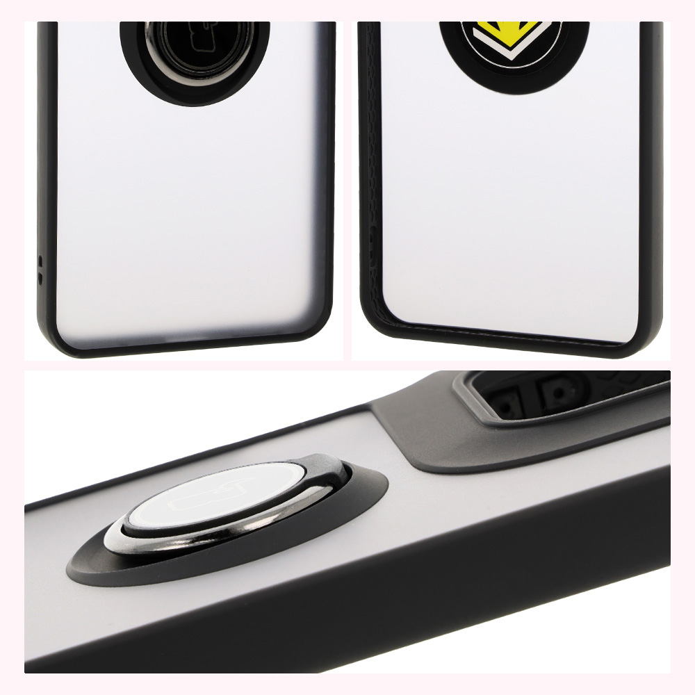 Proprietăți Bizon Case Hybrid Ring: ramă anti-derapantă și design mat