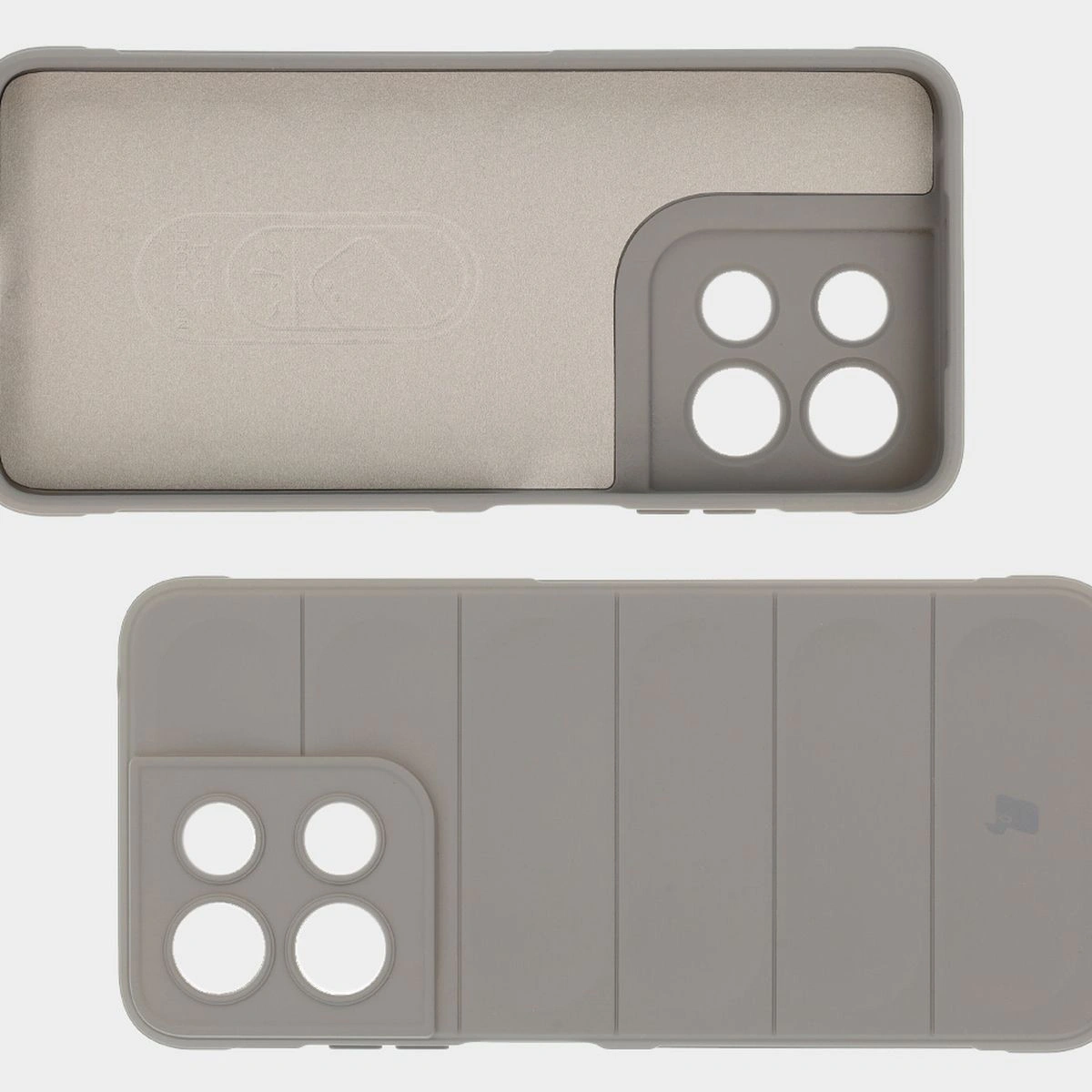 Microfiber lining, grooves on the back, and reinforced corners in the Bison Case Tur for Motorola Moto G15 / G15 Power