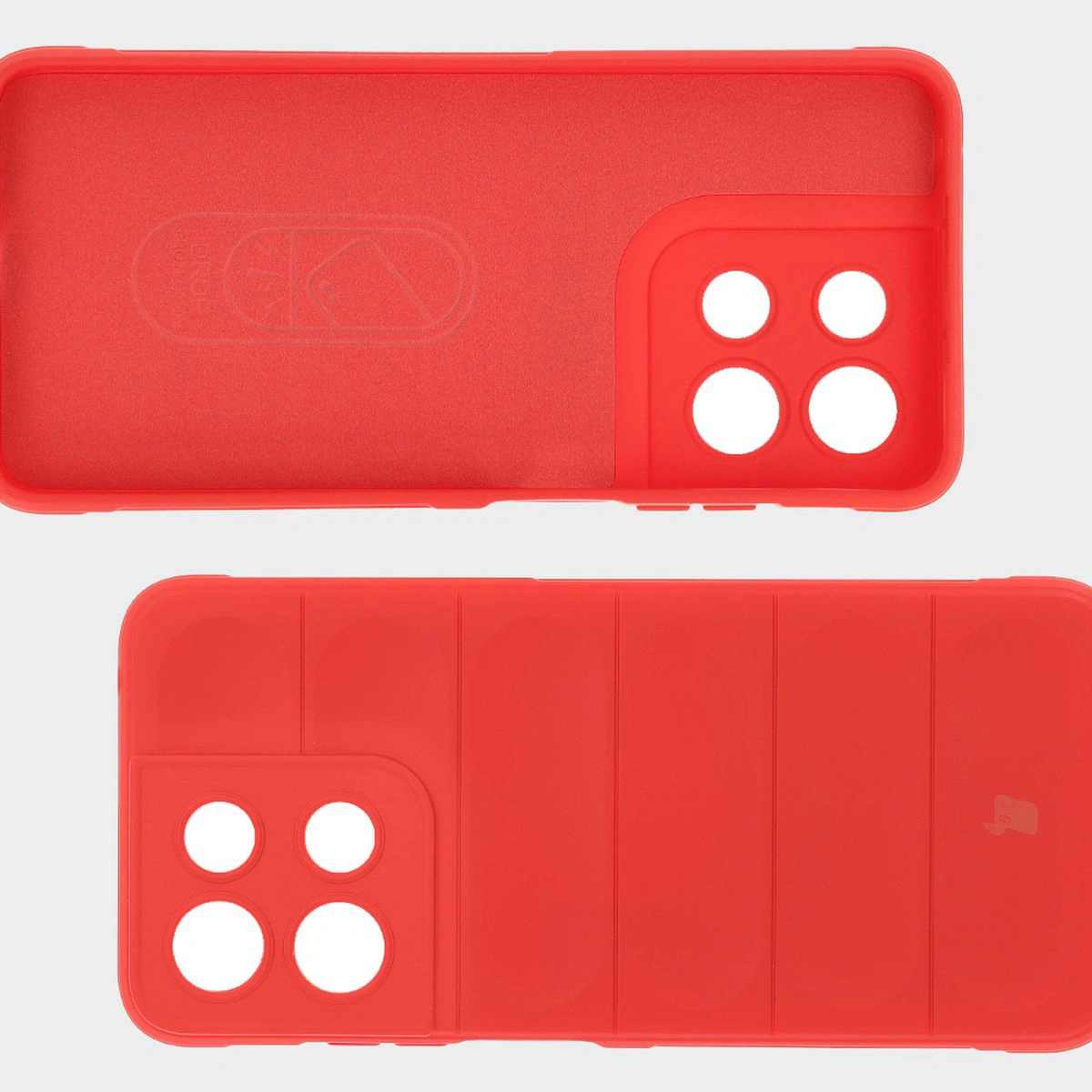 Microfiber lining, grooves on the back, and reinforced corners in the Bison Case Tur for Motorola Moto G15 / G15 Power