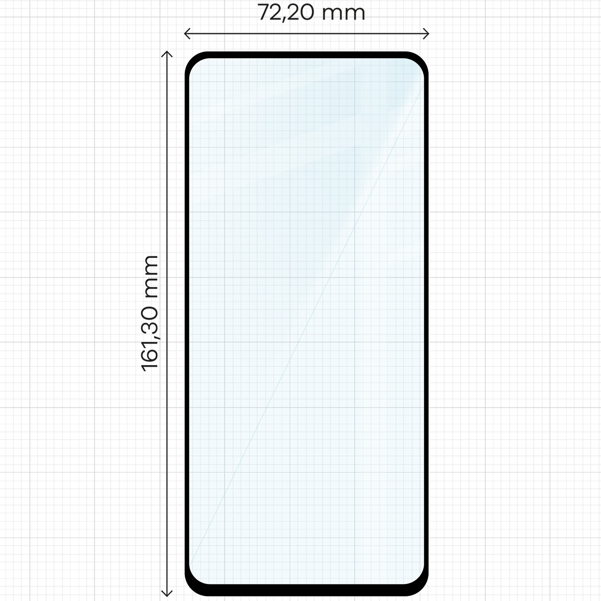 Wymiary szkła Bizon Glass Edge 2