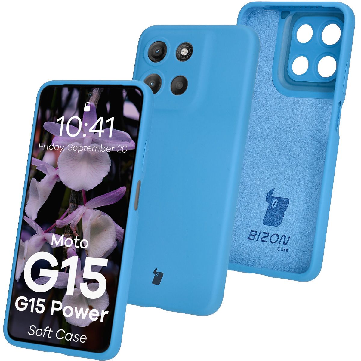 Silikonhülle Bizon Soft Case für Motorola Moto G15 / Motorola Moto G15 Power