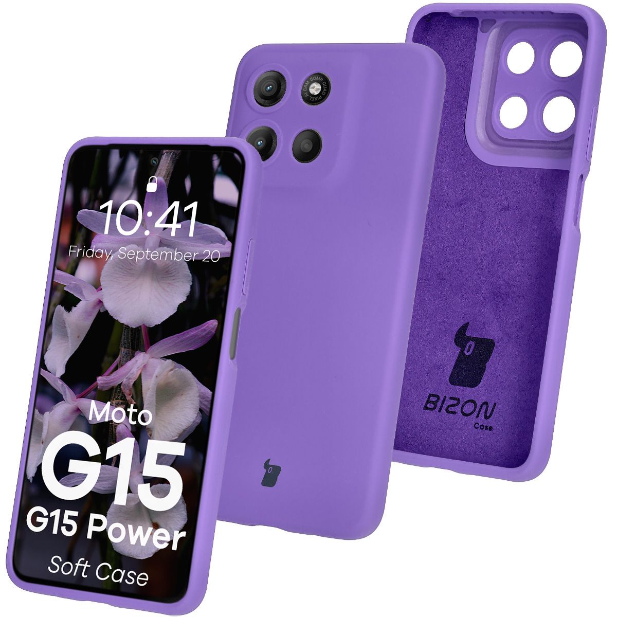 Carcasa din silicon Bizon Soft Case pentru Motorola Moto G15 / Motorola Moto G15 Power