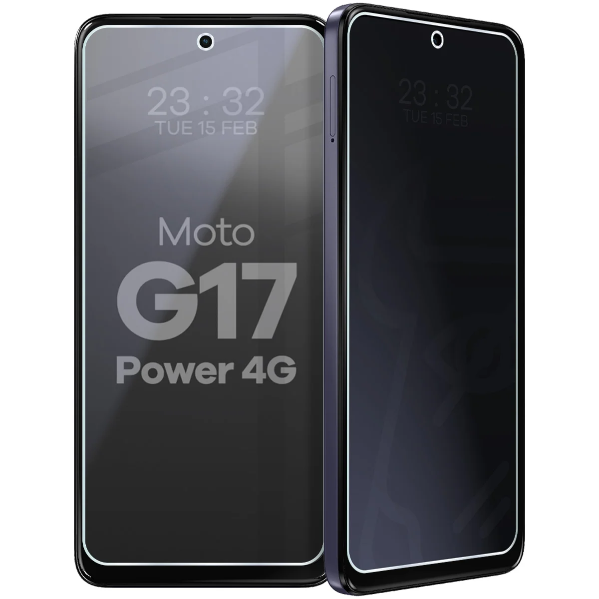 Szkło hybrydowe prywatyzujące Bizon Hybrid Shadow do Motorola Moto G17 Power