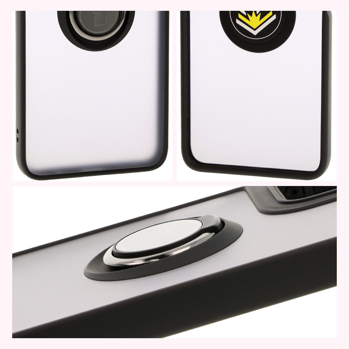 Eigenschaften des Bizon Case Hybrid Ring: rutschfester Rahmen und mattes Design