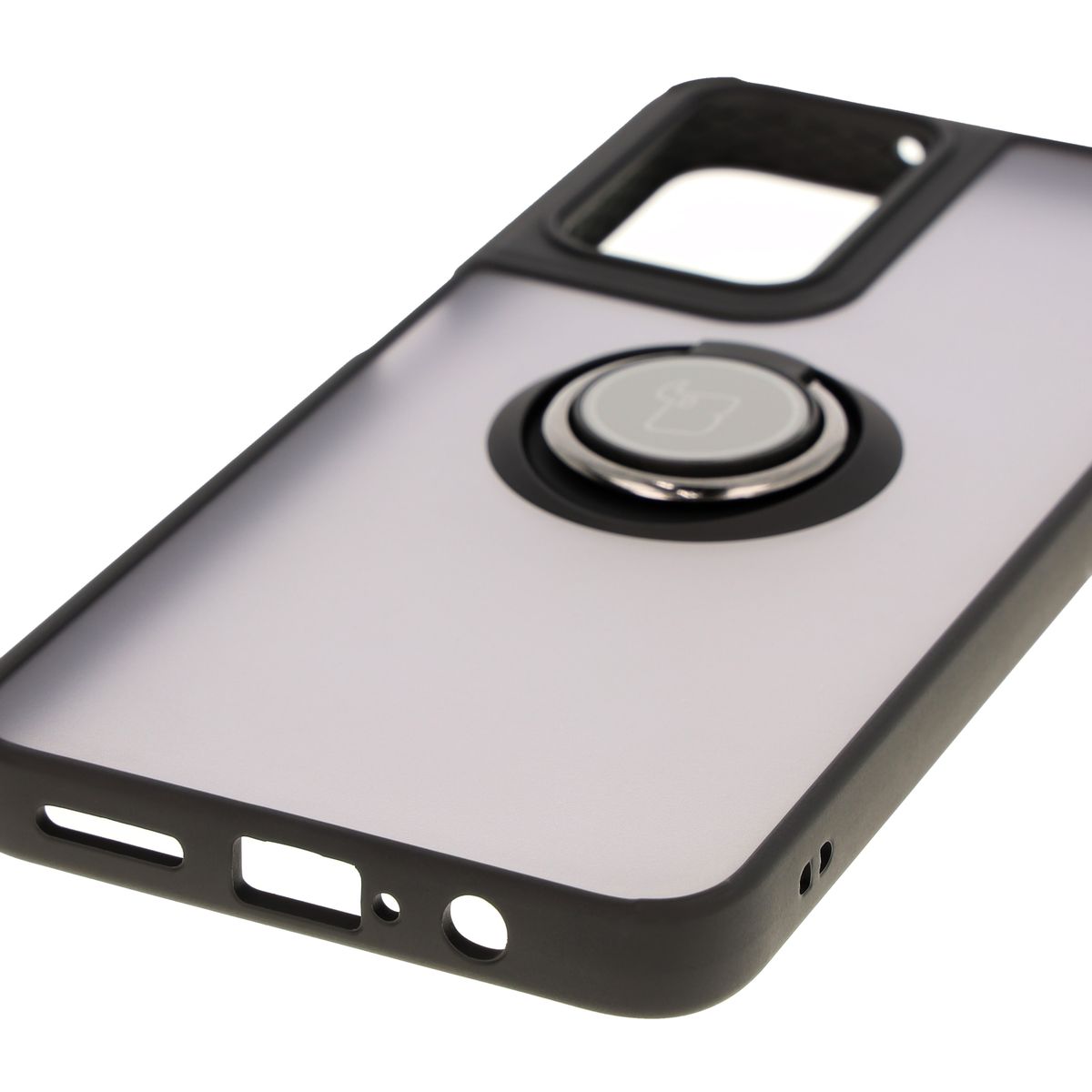 Präzise Aussparungen, integrierte Abdeckungen und Aussparung für einen Schlüsselanhänger in der Bizon Case Hybrid Ring Hülle