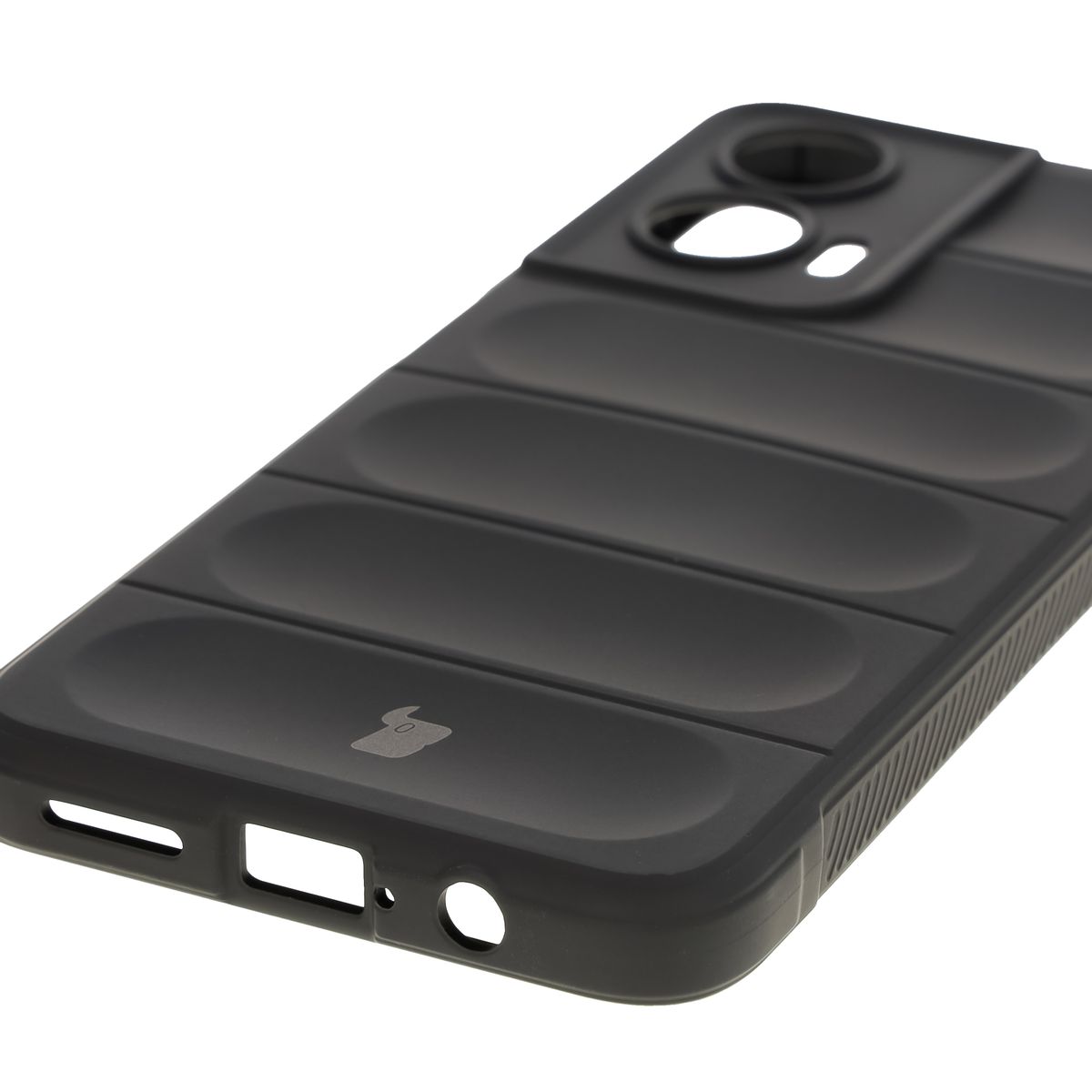Decupaje precise și compatibilitate cu încărcarea wireless în etui Bizon Case Tur