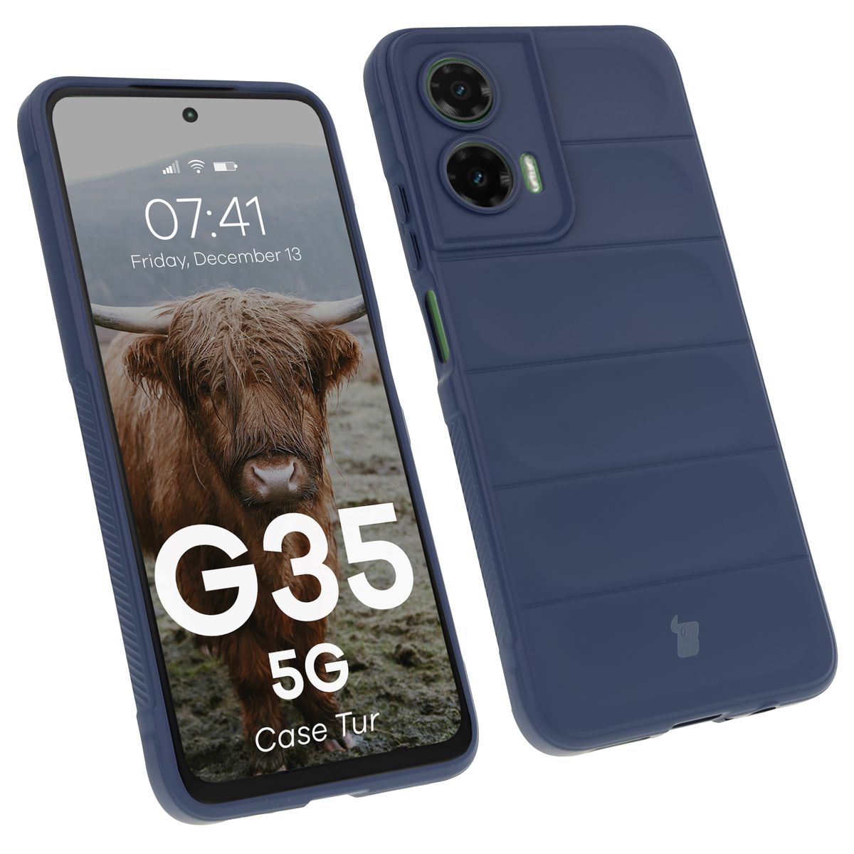 Robustes Etui Bizon Case Tur für Motorola Moto G35 5G