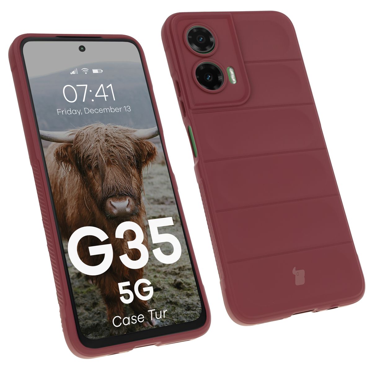 Etui robust Bizon Case Tur pentru Motorola Moto G35 5G
