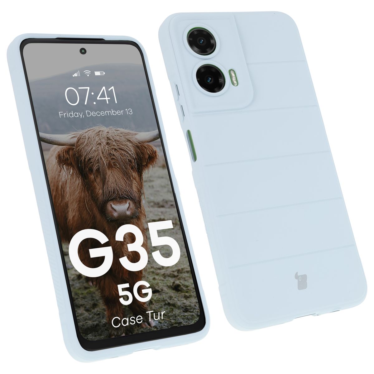 Robustes Etui Bizon Case Tur für Motorola Moto G35 5G