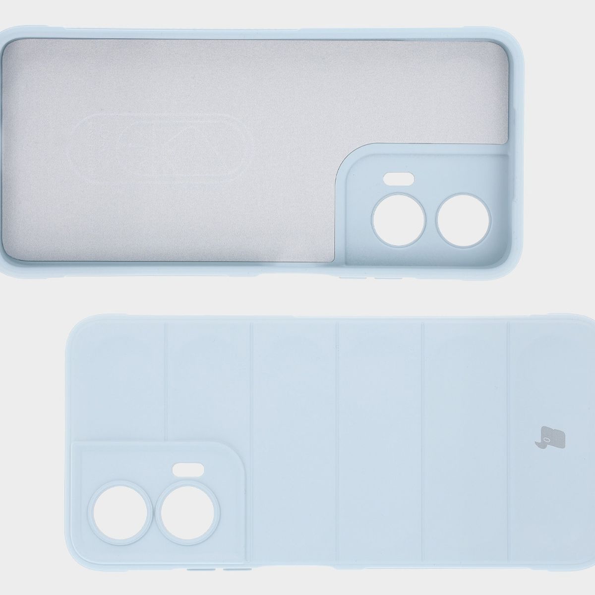 Mikrofaser-Futter, Vertiefungen auf der Rückseite und verstärkte Ecken im Etui Bizon Case Tur