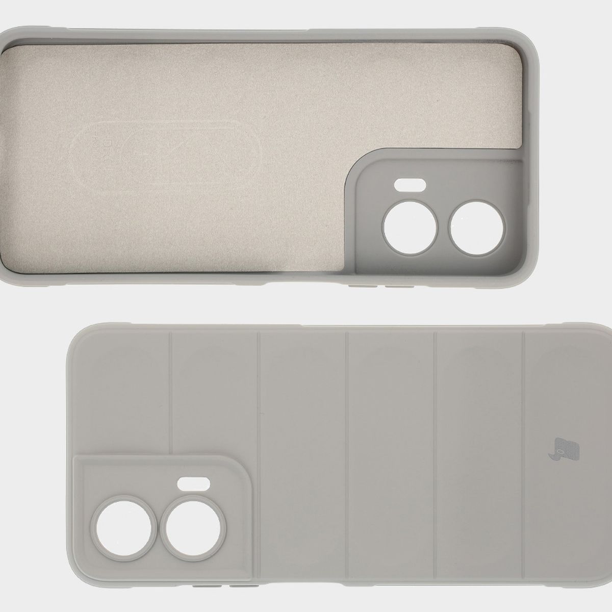 Mikrofaser-Innenfutter, Vertiefungen auf der Rückseite und verstärkte Ecken im Etui Bizon Case Tur