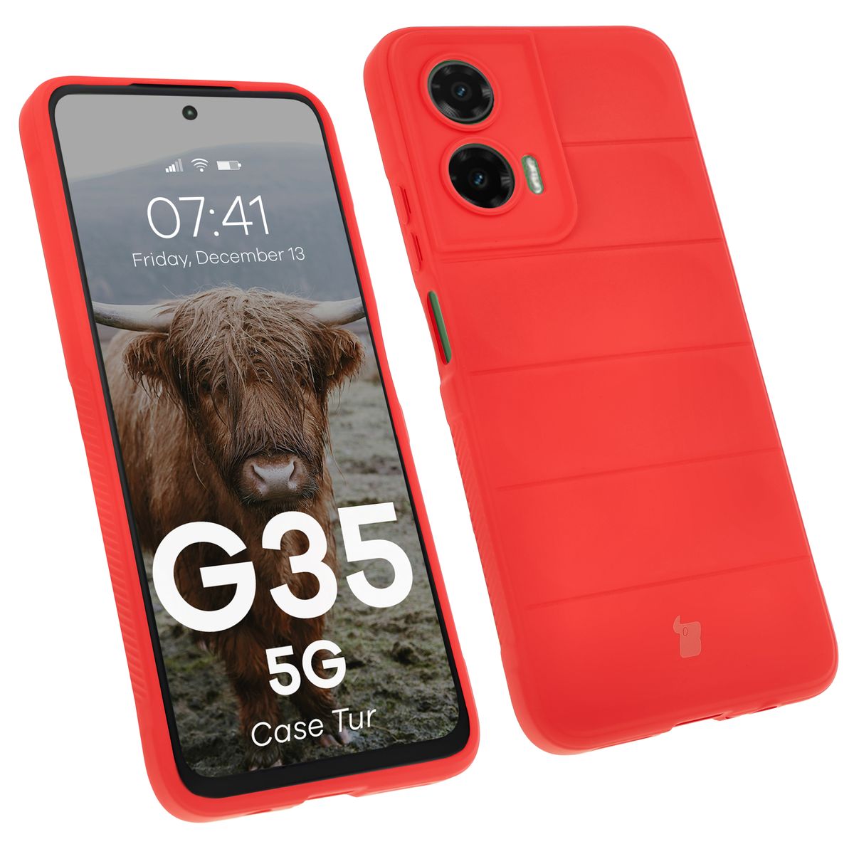 Etui robust Bizon Case Tur pentru Motorola Moto G35 5G