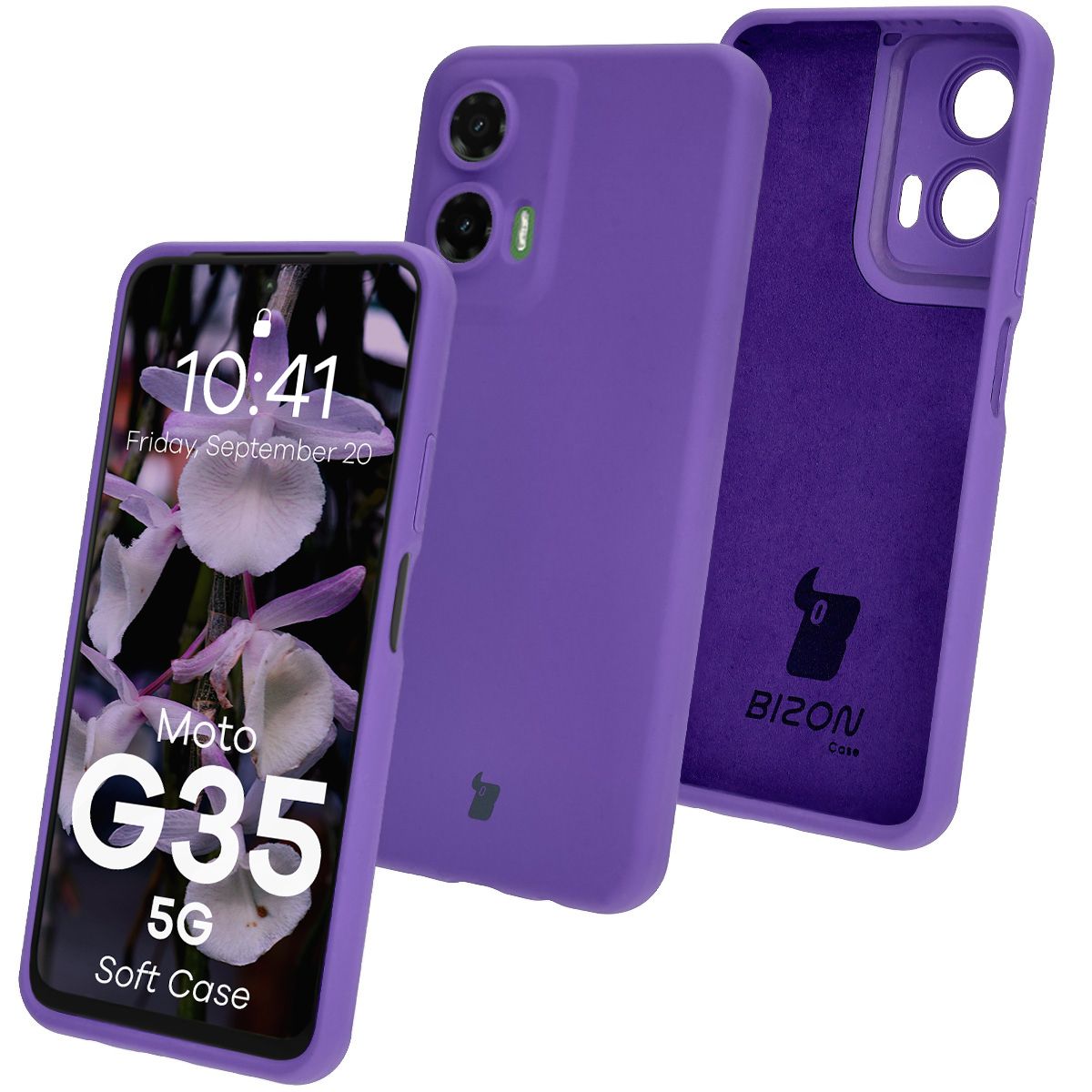 Husa din silicon Bizon Soft Case pentru Motorola Moto G35 5G