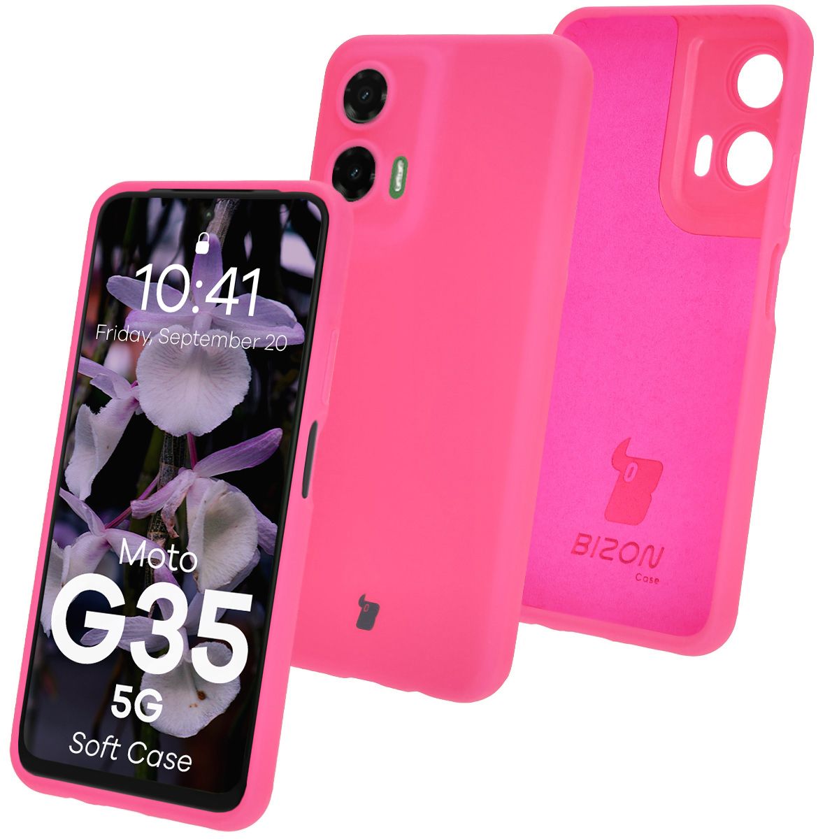 Silikonhülle Bizon Soft Case für Motorola Moto G35 5G