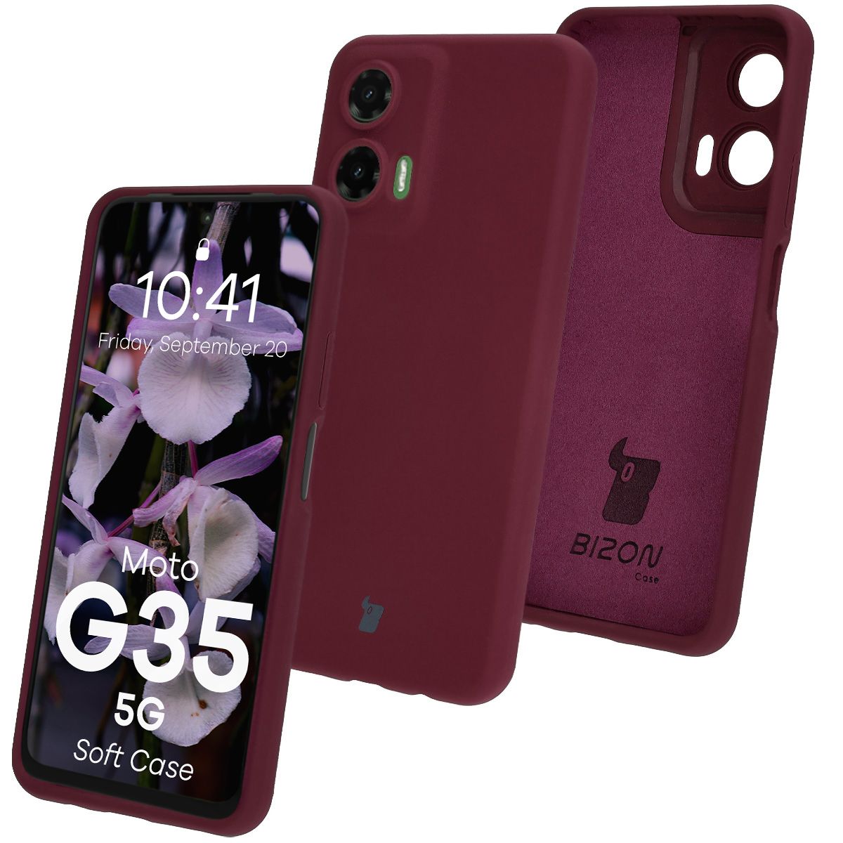Silikonhülle Bizon Soft Case für Motorola Moto G35 5G