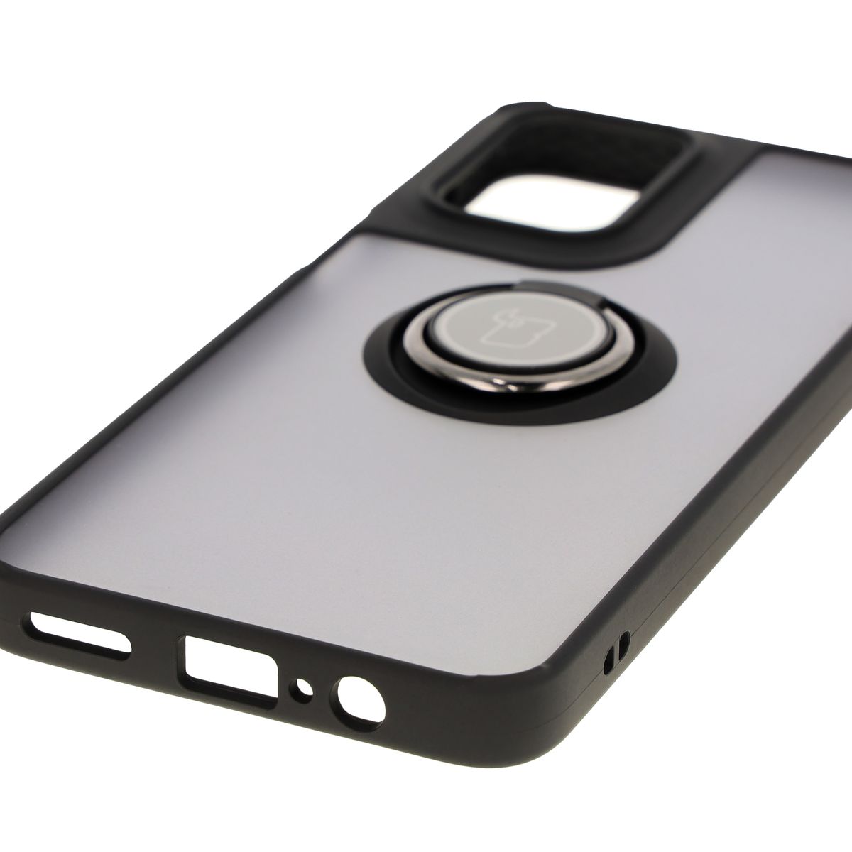 Precise cutouts, integrated covers, and cutout for lanyard in Bizon Case Hybrid Ring