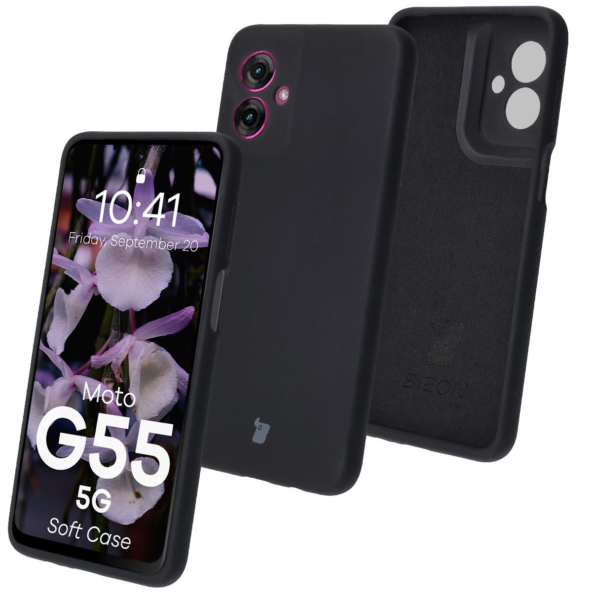 Husa din silicon Bizon Soft Case pentru Motorola Moto G55 5G