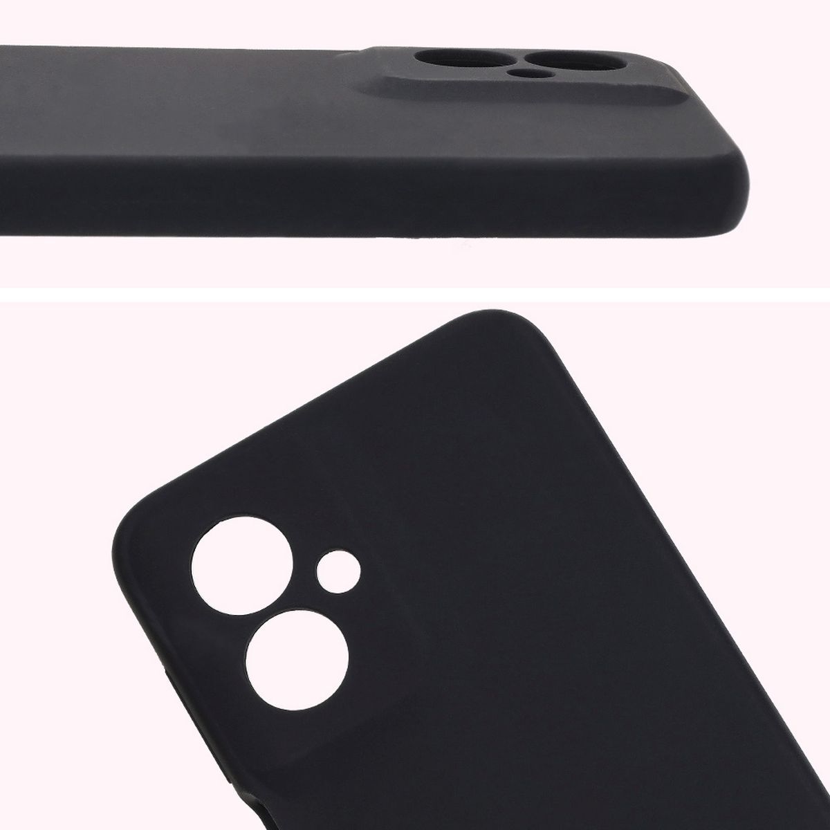 Prim-plan pe coupele pentru obiective din husa Bizon Soft Case