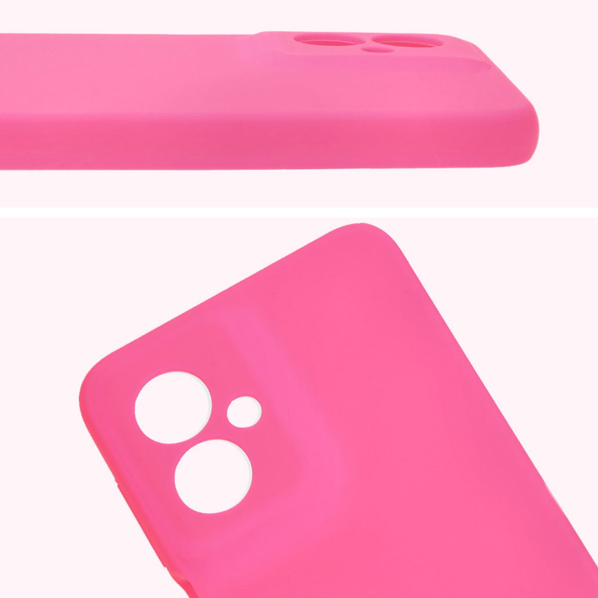 Nahaufnahme der Aussparungen für die Objektive in der Bizon Soft Case Hülle