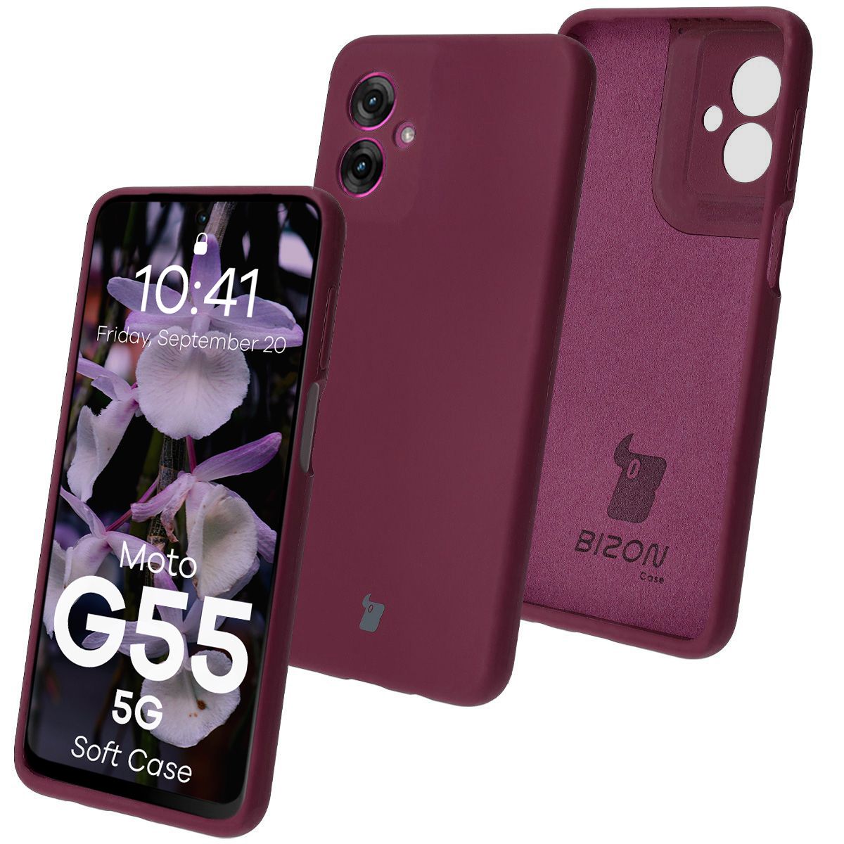 Husa din silicon Bizon Soft Case pentru Motorola Moto G55 5G