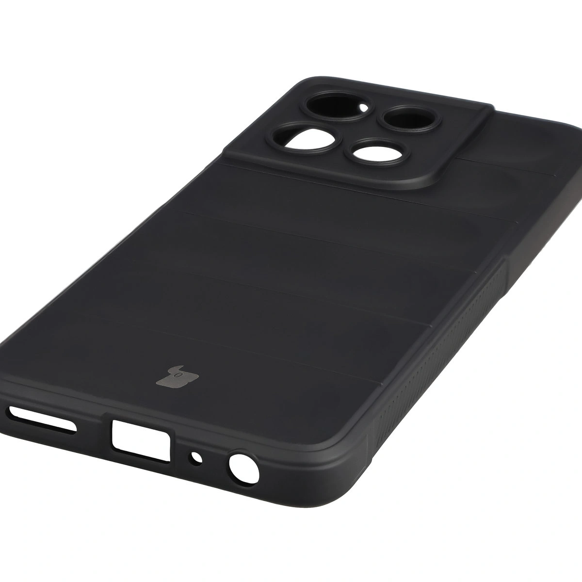 Precyzyjne wycięcia i kompatybilność z ładowaniem indukcyjnym w etui Bizon Case Tur do Motorola Moto G56 5G