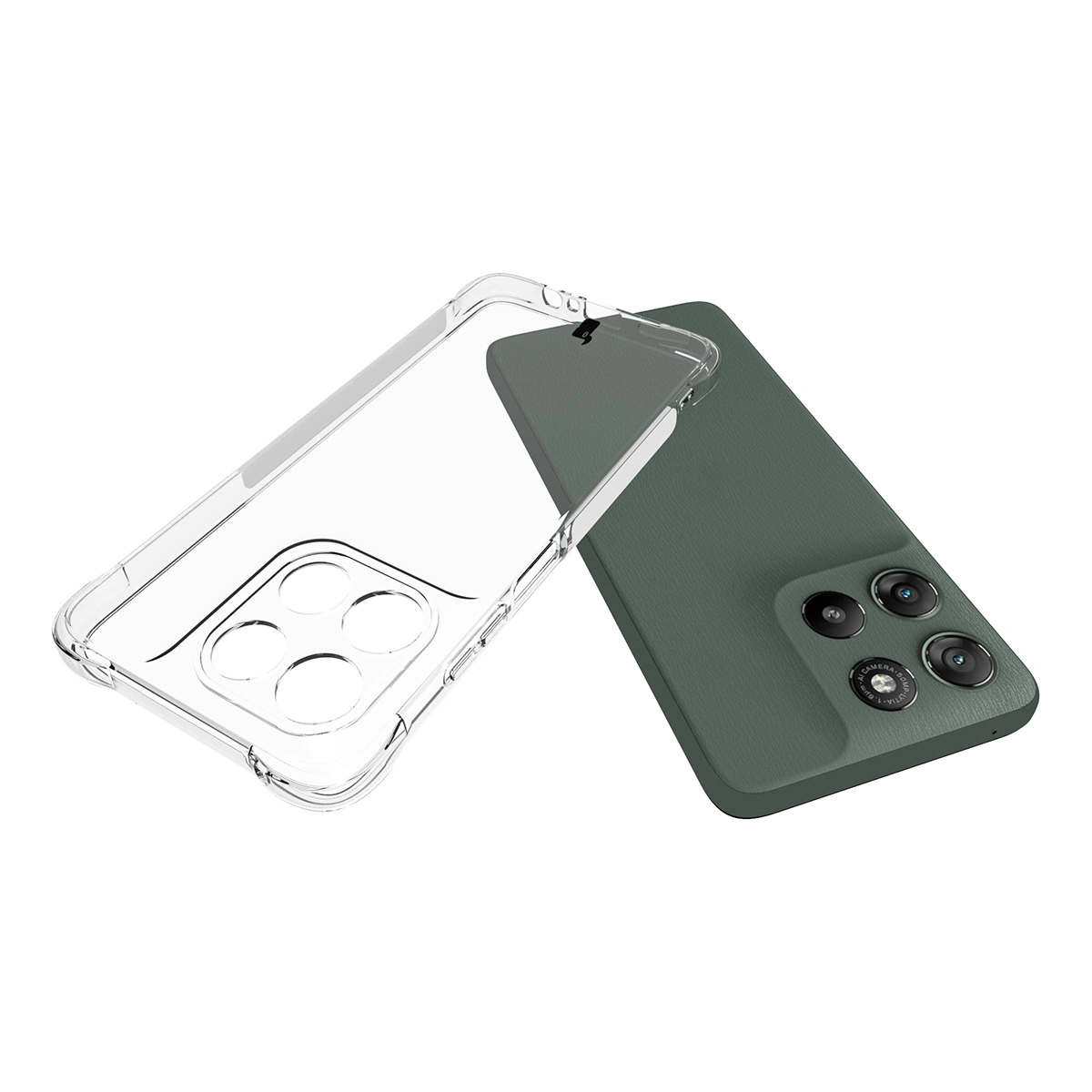 Dedicated cutouts and raised edges for the camera in the Bison Case Salpa for Motorola Moto G57 Power / Motorola Moto G67 Power