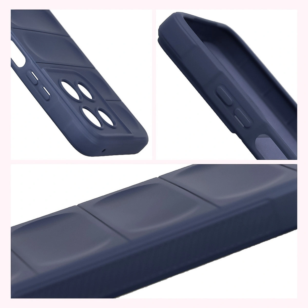 Textured sides and raised edges of the screen and camera in the Bison Case Tur for Motorola Moto G57 Power / Motorola Moto G67 Power