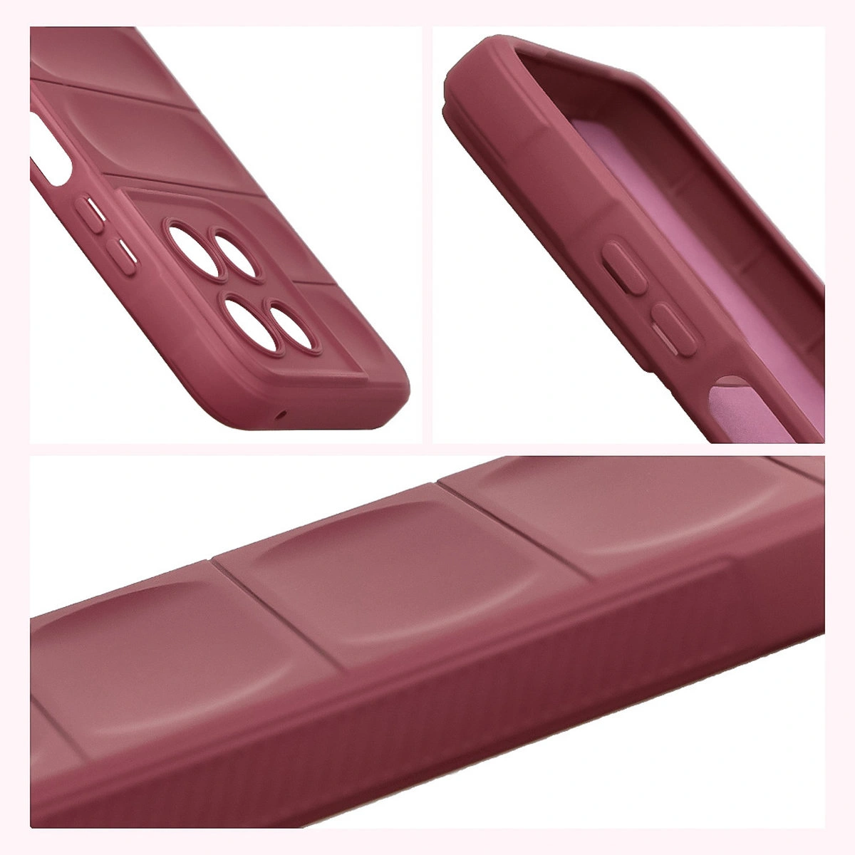 Textured sides and raised edges of the screen and camera in the Bison Case Tur for Motorola Moto G57 Power / Motorola Moto G67 Power