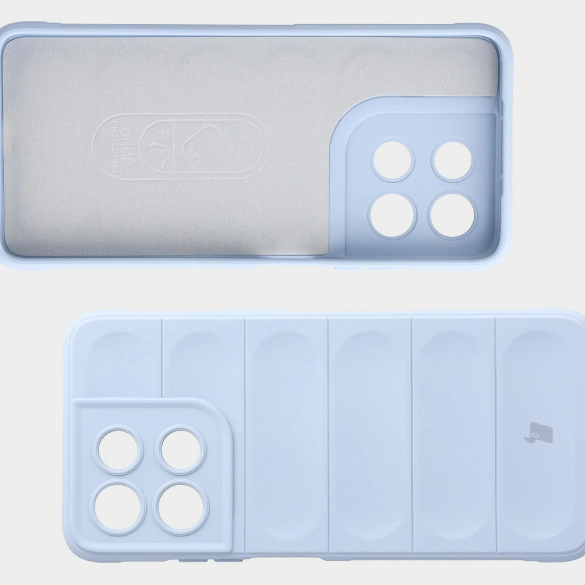 Microfiber lining, grooves on the back, and reinforced corners in the Bison Case Tur for Motorola Moto G57 Power / Motorola Moto G67 Power