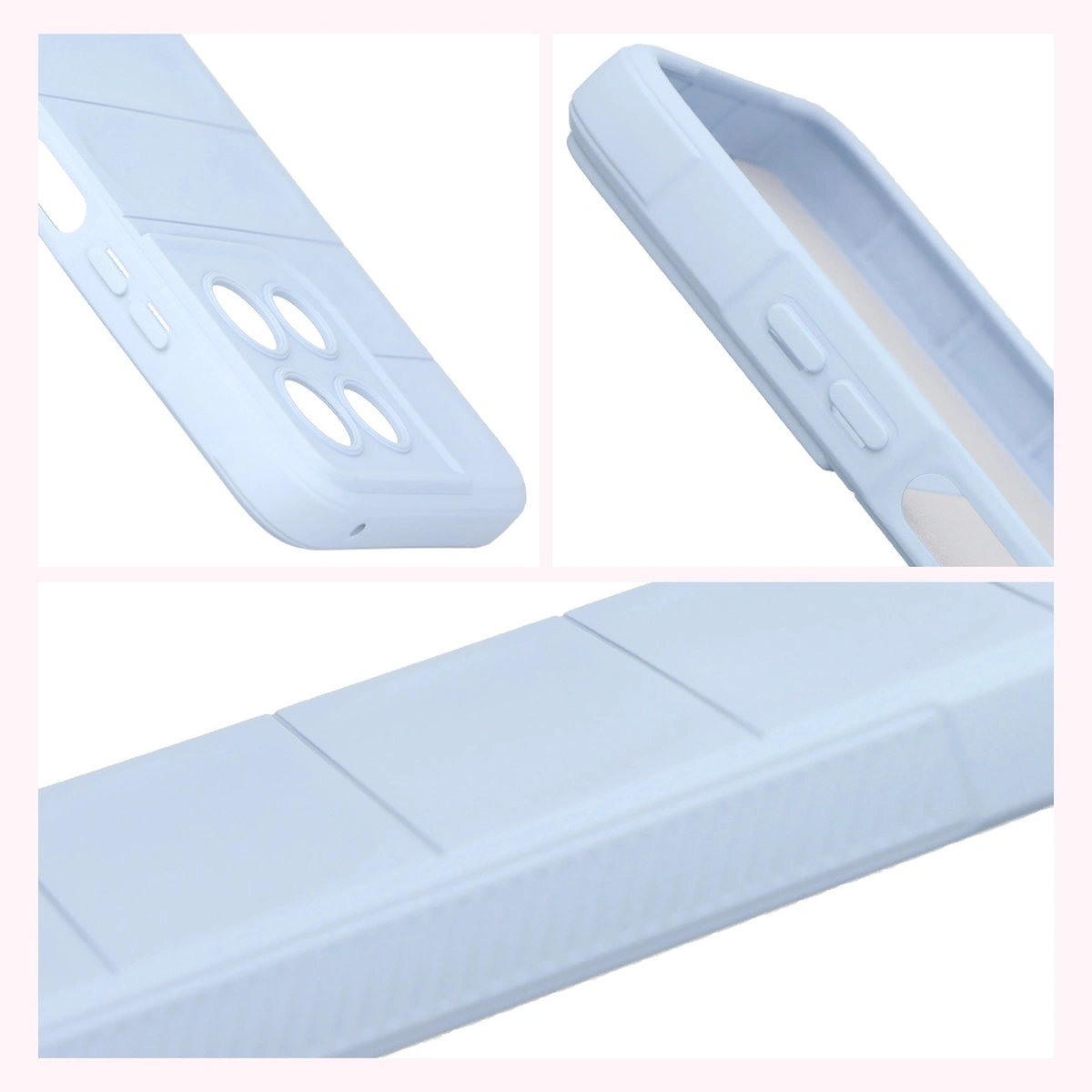 Textured sides and raised edges for the screen and camera in the Bison Case Tur for Motorola Moto G57 Power / Motorola Moto G67 Power