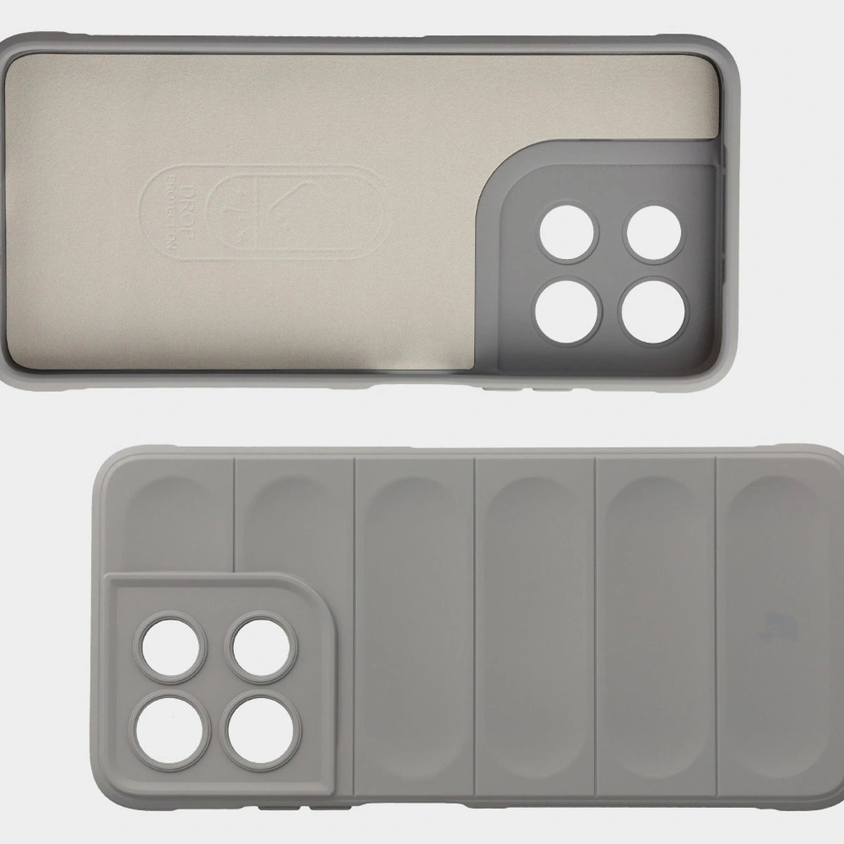 Microfiber lining, grooves on the back, and reinforced corners in the Bison Case Tur for Motorola Moto G57 Power / Motorola Moto G67 Power