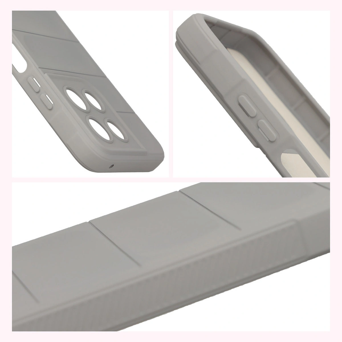 Textured sides and raised edges around the screen and camera in the Bison Case Tur for Motorola Moto G57 Power / Motorola Moto G67 Power