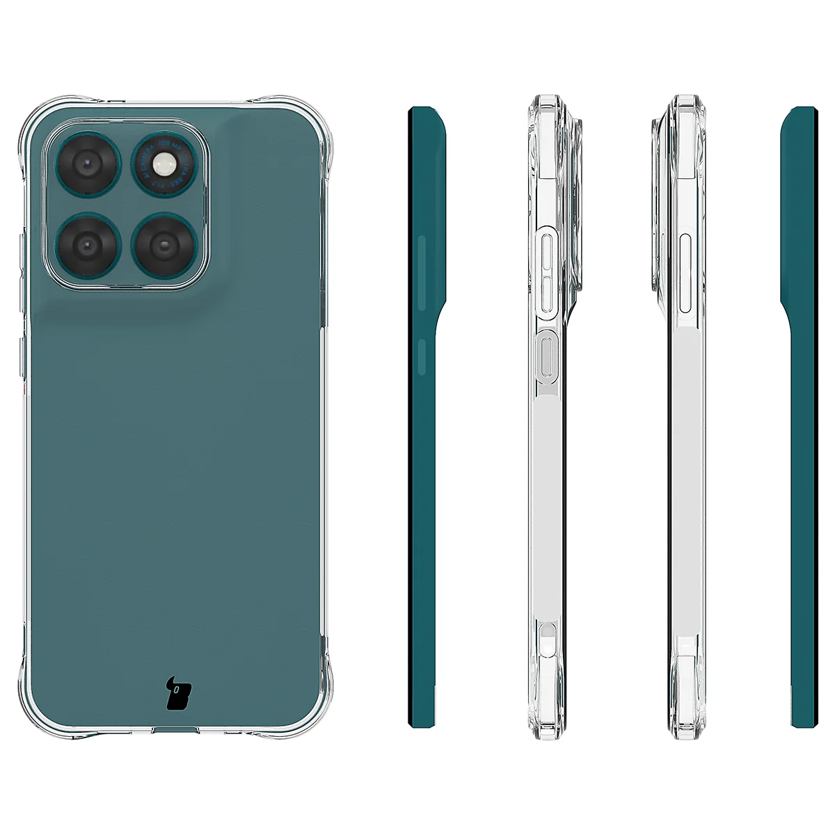 Transparent back of the Case Salpa for Motorola Moto G67 5G / G77 5G