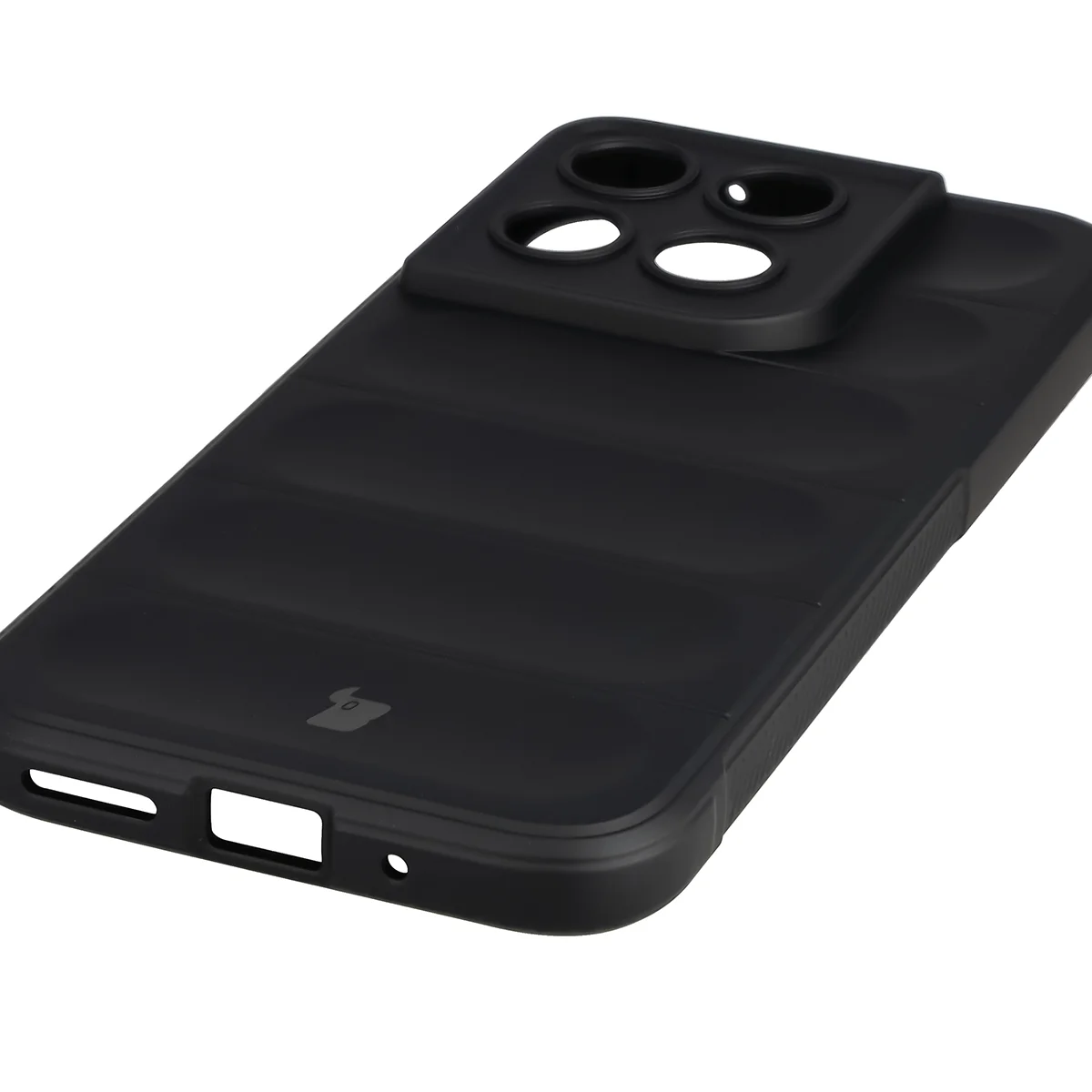Precise cutouts and compatibility with wireless charging in the Bizon Case Tur for Motorola Moto G67 5G / G77 5G
