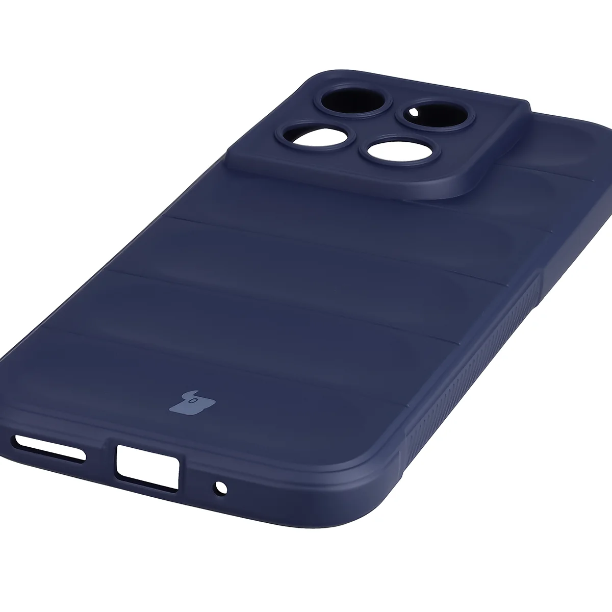 Precise cutouts and compatibility with wireless charging in the Bizon Case Tur for Motorola Moto G67 5G / G77 5G