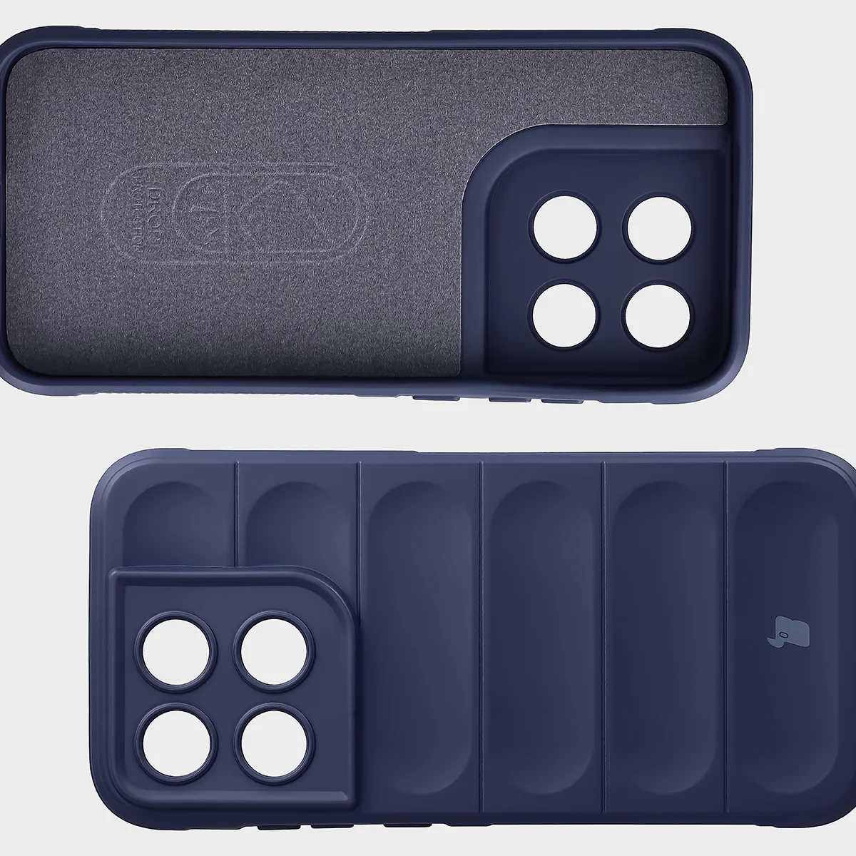 Microfiber lining, grooves on the back, and reinforced corners in the Bizon Case Tur for Motorola Moto G67 5G / G77 5G