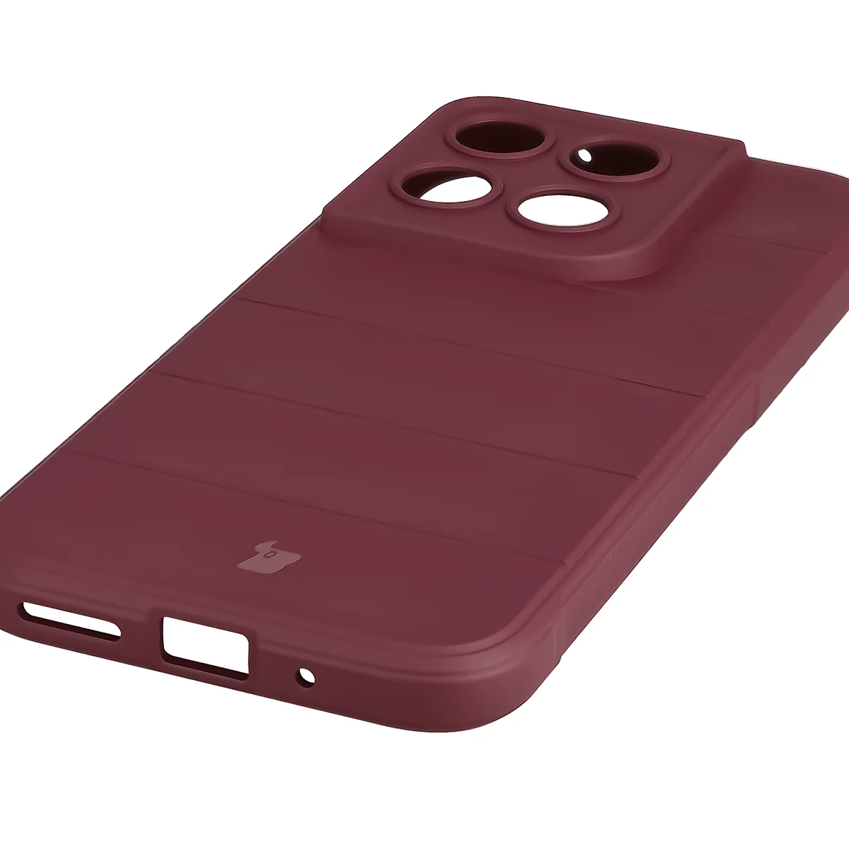 Precise cutouts and compatibility with wireless charging in the Bison Case Tur for Motorola Moto G67 5G / G77 5G