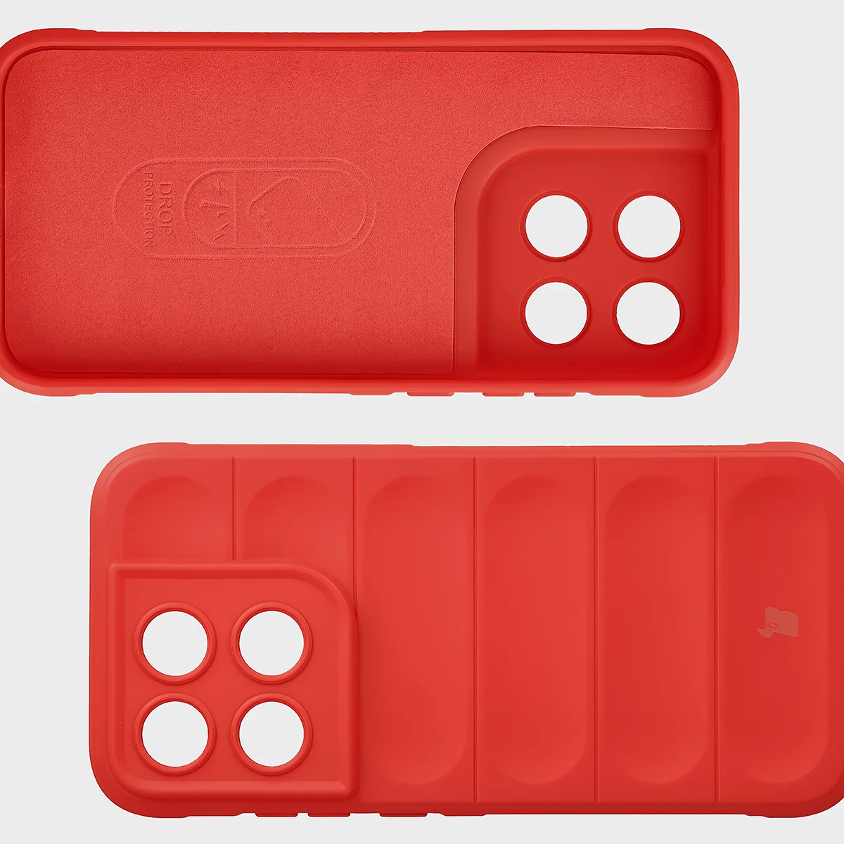 Microfiber lining, grooves on the back, and reinforced corners in the Bizon Case Tur for Motorola Moto G67 5G / G77 5G