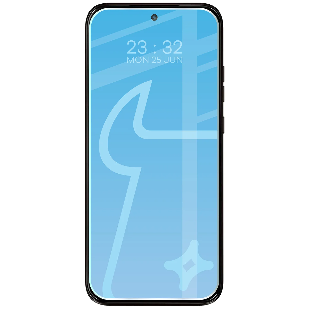 Phone with Bizon Glass Clear Duo applied for Motorola Moto G67 5G / G77 5G / G87 5G