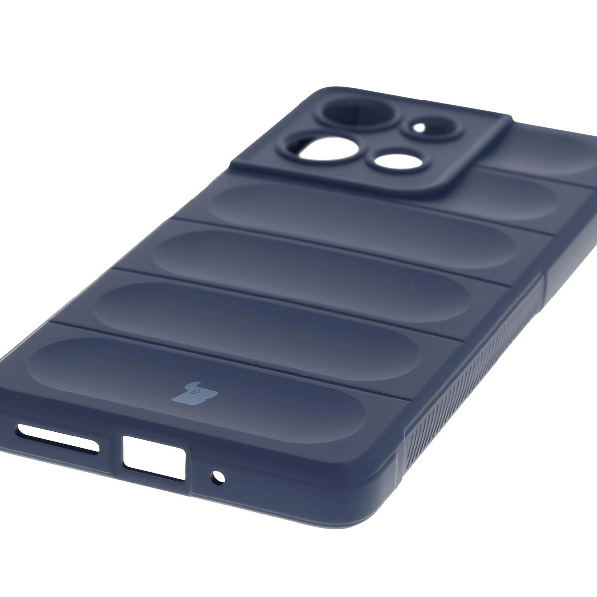 Precise cutouts and compatibility with wireless charging in the Bison Case Tur for Motorola Moto G75 5G