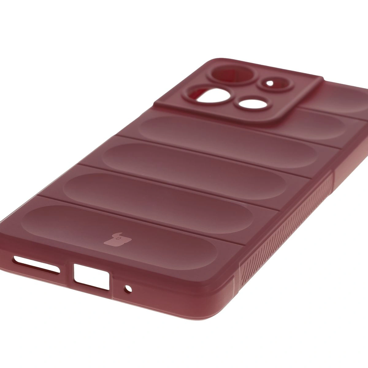 Precise cutouts and compatibility with wireless charging in Bison Case Tur for Motorola Moto G75 5G