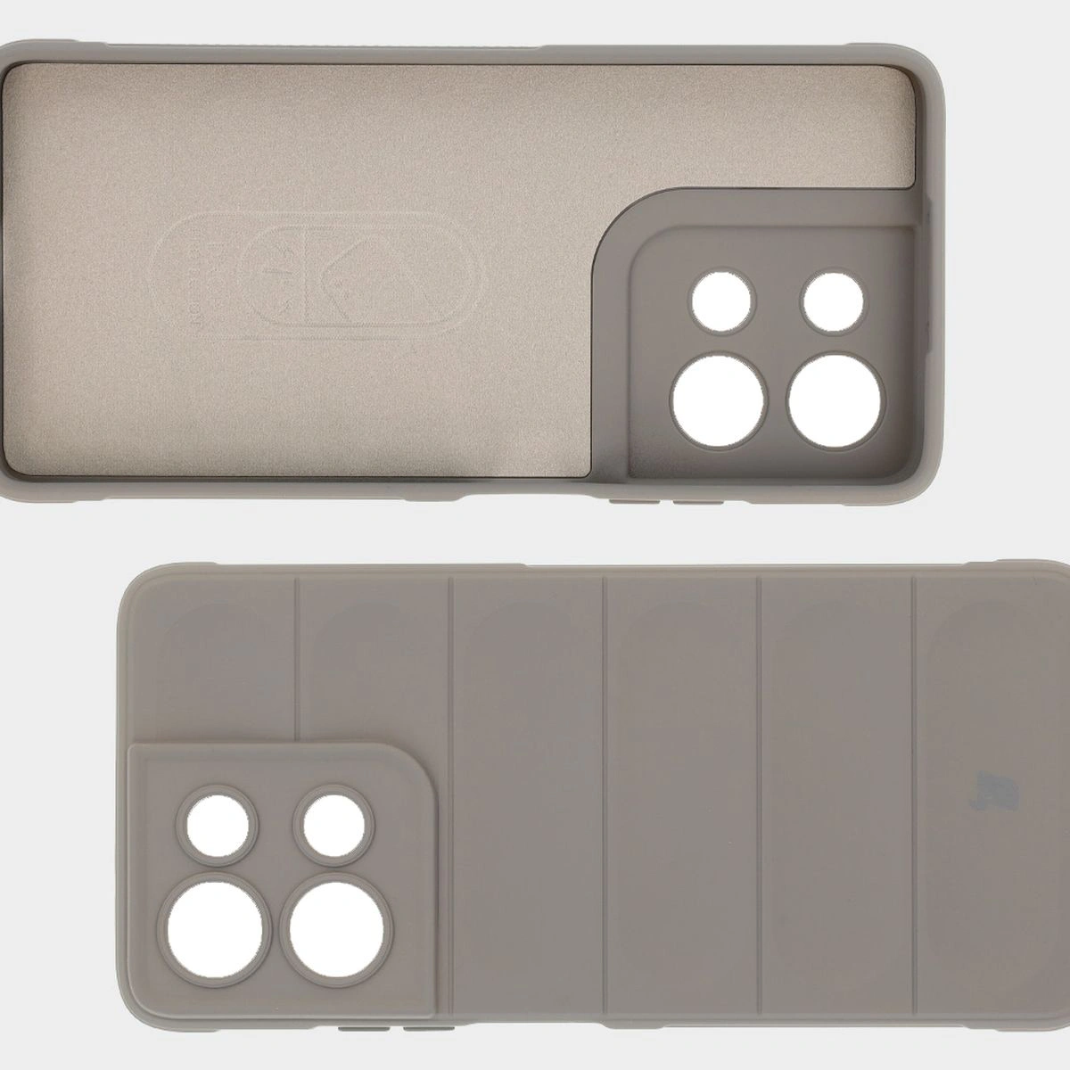 Microfiber lining, grooves on the back, and reinforced corners in Bison Case Tur