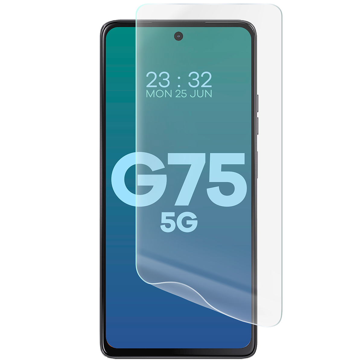 Anpassung der Hydrogel-Folie an den Bildschirm Bizon Glass Hydrogel Front