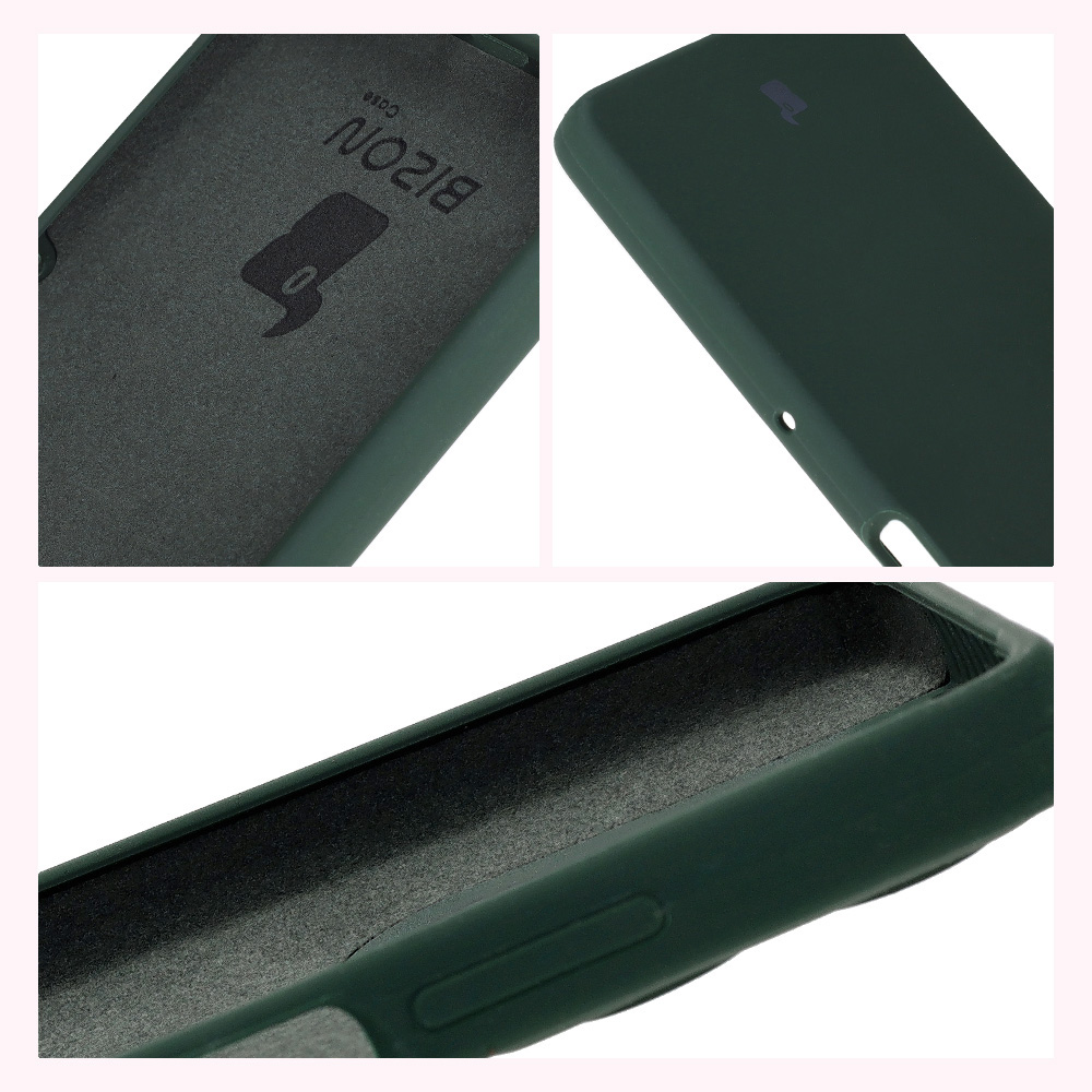 Bison Soft Case construction: integrated covers, raised edges, and microfiber padding
